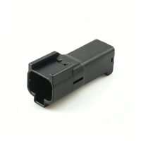 Connecteur Automobile Étanche 1 Broche MG643800-5, Fiche Mâle avec Joint en Caoutchouc Scellé, Remplacement pour Faisceau de Câbles MG613801-5