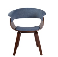 Pieds de chaise de cuisine Chaises de salle à manger et tables en tissu Mobilier de maison moderne Fabricant d'usine Cadre en bois Chaise nordique solide