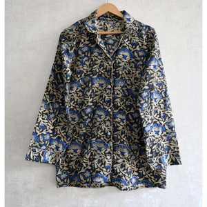 Conjunto de Pijama de Algodón Estampado para Mujer, Ropa de Dormir Suave y Transpirable, Ajuste Cómodo, Ropa Casual para Estar en Casa, Dos Piezas - Product Image 2