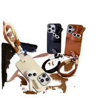 Vente en gros coque de téléphone personnalisée avec lunettes de soleil, coque de téléphone pour femme en silicone TPU antichoc lapin pour iPhone 17 16 15 14 Pro Max