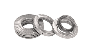 Rondelle de blocage à double cale empilée en acier inoxydable Rondelle autobloquante à double pli DIN25201 (M3-M30), noire ou noire ou autre - Product Image 3