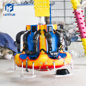 Venta directa de fábrica eléctrico interior y exterior Mini Frisbee Rides 360 grados Frisbee Ride Thrill equipo de parque de atracciones - Product Image 5