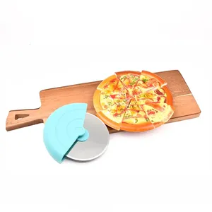 Manuelle Pizza Rund messer Küche Edelstahl Runde Gebäck Pfannkuchen Messer Slicer Wheel Pizza Cutter