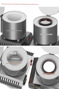 Petit four de fusion à induction en graphite pour l'or, l'argent et le cuivre, kit de four de fusion électrique pour l'or - Product Image 6