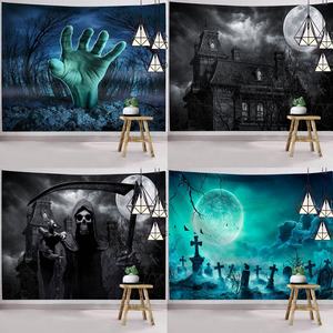 Unique Multipurpose Horror Wacky Dead Series Personnalisé Réutilisable Haute Qualité Abrasion Durable Tapisseries Halloween Présent - Product Image 6