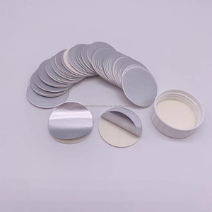 Coperchio per bottiglia a induzione per uso alimentare in alluminio rivestimento di tenuta per batocchiolo sigillante pillole/medicinali/<span class=keywords><strong>capsule</strong></span> di plastica/bottiglie di vetro tagliate rivestite - Product Image 2