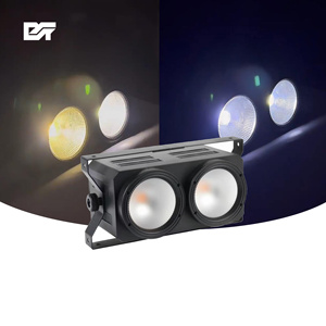 Brillight ánh sáng sân khấu 2*100W COB <span class=keywords><strong>LED</strong></span> lạnh trắng và ấm trắng 2in1 <span class=keywords><strong>Led</strong></span> 2 mắt blinder ánh sáng cho đám cưới - Product Image 2