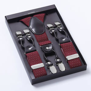 <span class=keywords><strong>Tirantes</strong></span> elásticos ajustables para <span class=keywords><strong>hombre</strong></span> Y mujer, <span class=keywords><strong>tirantes</strong></span> elásticos anchos para la espalda, 6 Clips fuertes, <span class=keywords><strong>tirantes</strong></span> resistentes, de lunares, color burdeos, azul marino - Product Image 2