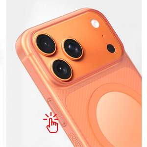 Funda para iPhone 17 Pro Max, ultrafina con textura ondulada, diseño diagonal, magnética, de cobertura total y anticaídas - Product Image 4