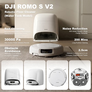 หุ่นยนต์ดูดฝุ่น DJI ROMO P2 AI แรงดูดสูงสุดในโลก 36000Pa |   ขาตั้งกลไกแบบปรับได้ 8.5 ซม. สำหรับข้ามสิ่งกีดขวาง รุ่นดั้งเดิม - Product Image 1