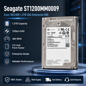 Disque dur SAS Seagate 1,2 To 10K ST1200MM0009, 2 millions d'heures MTBF, charge de travail de 550 To/an, double port, fonctionnement 24/7 pour RAID, VDI, OLTP - Product Image 1