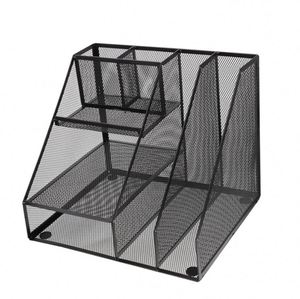 Mesh Metal 7 Compartments Office Desk <b>Organizer</b> Desk Sets <b>File</b> <b>Organizer</b> Metal Mesh <b>File</b> <b>Organizer</b> - Product Image 3