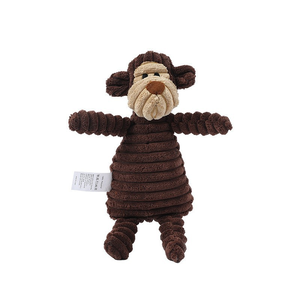 Nuovo indistruttibile indistruttibile cane animali imbalsamati masticare giocattolo cigolante cane peluche per aggressivo piccolo cane medio - Product Image 4