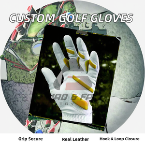 Gants de golf en cuir de mouton Cabretta de haute qualité unisexe, logo personnalisable pour les mains gauche et droite, pour le sport - Product Image 2