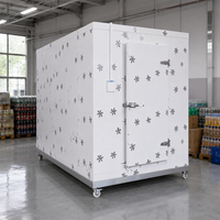 Chambre froide solaire compacte pour aliments, congélateur et refroidisseur à accès direct avec système d'énergie solaire
