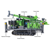 Vente directe usine – Foreuse de carottage diesel sur chenilles de 600 m avec système entièrement hydraulique pour puits d'eau et exploitation minière – Garantie 1 an
