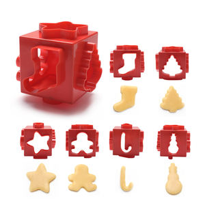 <span class=keywords><strong>Emporte</strong></span>-pièce en plastique pour biscuits de Pâques et de Noël, <span class=keywords><strong>cube</strong></span>, polyèdre, carré - Product Image 4