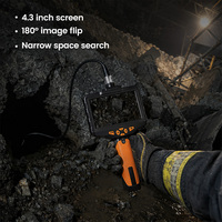 Détecteur de vie Deep Rock Hole Search Snake Eye avec sonde étanche 5m, caméra HD LCD et outil de localisation de victimes sous les débris
