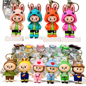 Porte-clés mini en silicone tendance, mignon, 3D, dessin animé, durable, écologique, non toxique, multifonction, Noël, fabriqué au Vietnam - Product Image 3