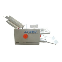 Plieuse de papier professionnelle Nantong à 4 plateaux, pliage minimal, automatique, haute vitesse 60m/min, moteur 220V, largeur de travail 250mm