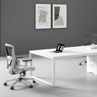 Ensemble de mobilier de bureau commercial de luxe moderne haut de gamme en bois massif durable, table de conférence, garantie de 3 ans, personnalisable
