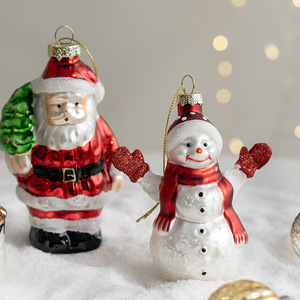 Nuovo <span class=keywords><strong>natale</strong></span> decorativo creativo di vetro a forma speciale palla animale ciondolo Babbo <span class=keywords><strong>Natale</strong></span> pupazzo di neve in ciondolo - Product Image 4
