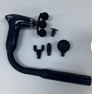 Pistola de Masaje Eléctrica de Cuerpo Completo <span class=keywords><strong>2026</strong></span>, Masajeador de Percusión Manual con Mango Extendido, 5 Cabezales, 9 Modos, Recargable para Hombros - Product Image 6