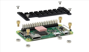 Dissipatore di calore in alluminio dedicato Waveshare per Raspberry Pi Zero Series, montaggio superficiale con fissaggio a vite, compatibile con la dimensione dello Zero. - Product Image 6