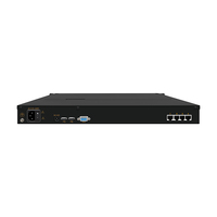 Conmutador KVM de 8 Puertos IP CAT5e con Cajón, 1U Rack, 1080P FHD, Consola de 17/19 Pulgadas, RJ45, Tecla de Acceso Rápido, 4/8/16/24/32 Puertos, Inventario de Computadoras, 16 Puertos