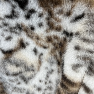 Tessuto in pelliccia sintetica di lusso, molto richiesto, in poliestere 100%, a pelo lungo, effetto volpe e gatto lynx, produzione propria, all'ingrosso - Product Image 3