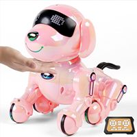 DWI Dowellin AI Smart Dog Robot télécommandé 4WD, 2.4GHz, fonction tactile, robot interactif avec lumières et musique pour enfants