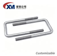 Collier de serrage métrique en acier au carbone, inoxydable, zincé, galvanisé à chaud (HDG) avec écrous et rondelles pour raccordement de conduites électriques, directement de l'usine