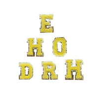 Vente en gros de tissu brodé patchs en chenille lettres fer patch arrière bande pour accessoires de vêtement bâton chapeaux serviettes tissu