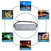 DUSKTEC - Transformador de Corriente Constante a Prueba de Agua para LED de 24 V, 12 V, IP67, 100 W, 120 W, Controladores LED Lineales