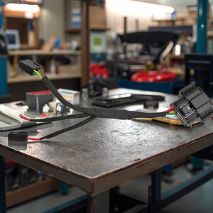 Arnés de cableado de PVC de cobre estañado automático personalizado para controlador ECU de vehículo eléctrico y computadora de navegación de motocicleta - Product Image 2