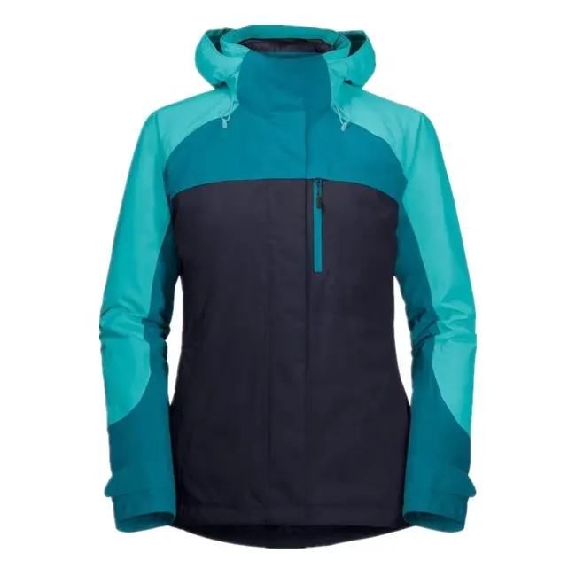 Оптовая продажа, зимние водонепроницаемые куртки с логотипом на заказ, модная новая стильная дождевая куртка, Женская водонепроницаемая куртка 3 в 1