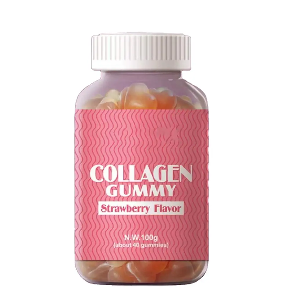 Nhãn Hiệu Riêng OEM/ODM Da Hữu Cơ Nail Tăng Trưởng Tóc Biotin Vitamin C Collagen Gummy