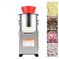 Hachoir à légumes automatique commercial trancheuse coupeur hachoir pour ail gingembre Fruits racine légumes râpe découpeuse