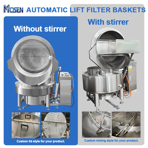 Bollitore Industriale Basculante a Gas da 200L-1000L per Cottura e Blanching di Ceci, Agnello, Manzo e Alimenti Lavorati - Product Image 3