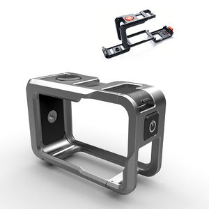 <span class=keywords><strong>Cage</strong></span> de caméra en aluminium pour DJI Osmo Action 5 Pro, Action 4, Action 3 avec base magnétique, fixation rapide, griffe porte-accessoire et monture 1/4 pouce - Product Image 5