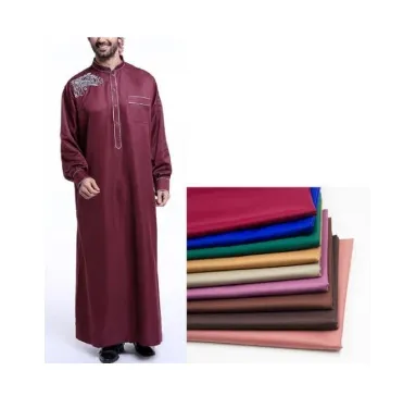 TR ткань TR 80/20 210-220 г/м Toyobo мягкая Арабская ткань Thobe полиэстер вискоза ткань для мужского костюма