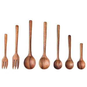 Acacia Wooden Coffee Spoon For Home Coffee Shop Restaurant