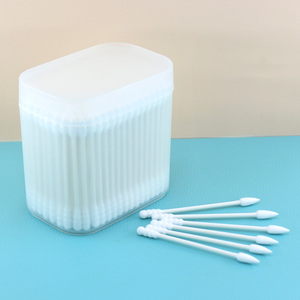 <span class=keywords><strong>Hisopos</strong></span> de Algodón con Punta Espiral Cónica, Palitos de Papel Ecológicos, Doble Cabeza, Blancos, Sin Pelusa, en Caja, para Cosmética, Detallado y Cuidado de Oídos - Product Image 5