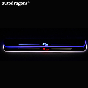 AutoDragons - Juego de 4 Pedales de Bienvenida LED de Acrílico con Logotipo Intermitente, Luz de Bienvenida para Automóvil, Luz Intermitente para Umbral de Puerta - Product Image 4
