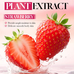 Burro Corpo Organico alla Fragola Sbiancante all'Ingrosso, Facilmente Assorbibile, Nutriente per la Cura della Pelle, Lozione Corpo per Donne - Product Image 4