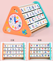 Nuevos Juguetes Educativos Montessori, Tablero de Actividades Multifuncional con Letras y Números, Juguetes de Matemáticas para Niños y Niñas