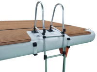 Nouveau design de quai de plate-forme flottante gonflable pour la natation sur l'île d'eau Jet Ski Dock Mat DWF Material à vendre
