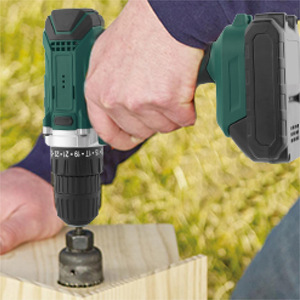 Electric Drill 18 V 50 Nm Max <b>Torque</b> Variable Speed Brush Motor 32mm Drilling Diameter Battery Powered Household Use - Product Image 1