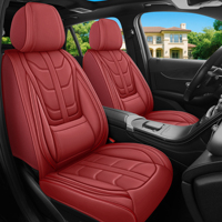 Housses de siège auto universelles en cuir pleine fleur Wanwan Luxury tout compris, 5 pièces, toutes saisons - Vente directe usine, le meilleur sur Amazon