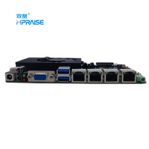 เมนบอร์ดเราเตอร์ไฟร์วอลล์ขนาด 4 นิ้ว X86 พร้อมซีพียู Core I5-4300U ในตัว พอร์ต LAN 4 ช่อง เมนบอร์ดนาโน ITX - Product Image 4